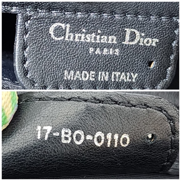 Authentic CHRISTIAN DIOR Cannage Quilted Satin Charming Lock Tote Bag Black - Picture 11 of 13